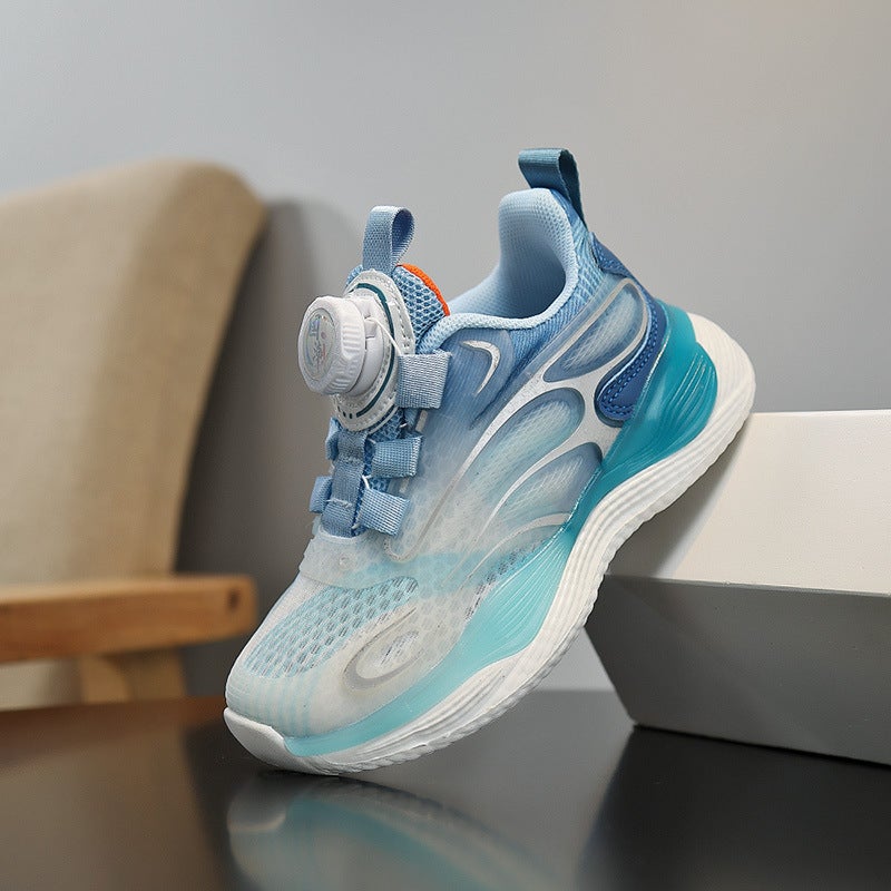 Girls' Shoes Sneaker Spring And Children'S Casual Shoes Mesh Breathable Middle And Large Children'S Girls Running Shoes - Image 1