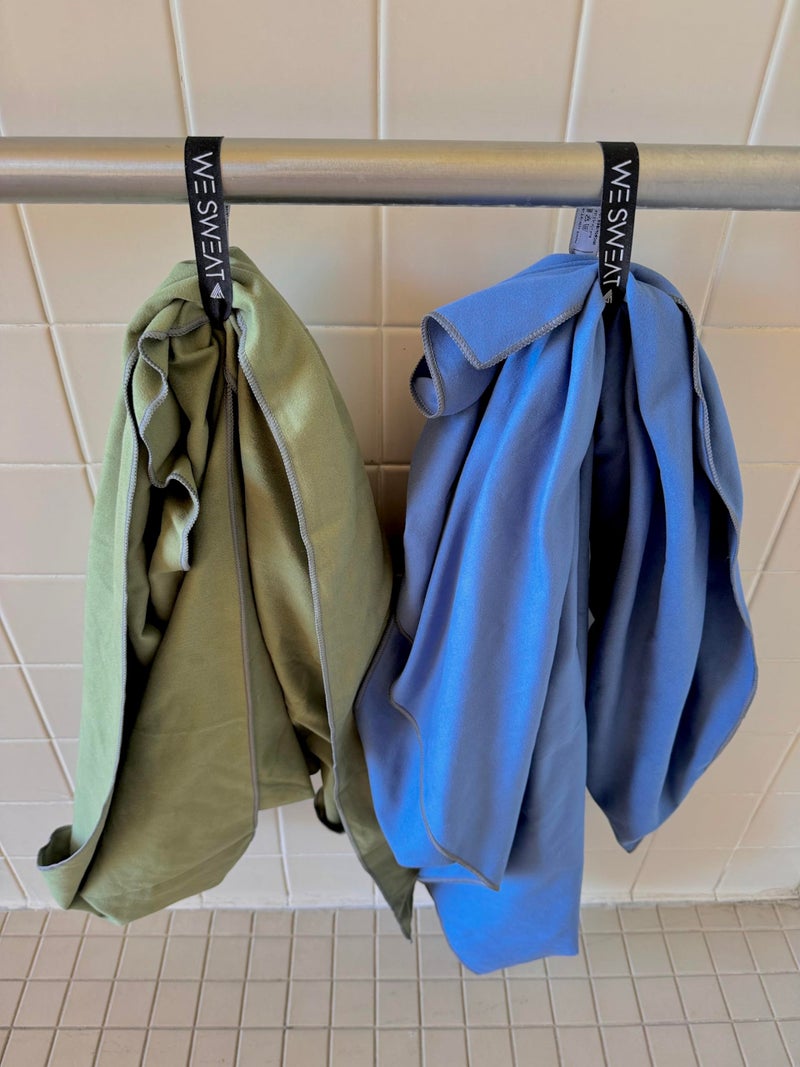 WESWEAT We Sweat's Microfiber Soft and Absorbent Gym Towels for Shower, Silver ION Odor-Free Absorbent Fiber, Fast Drying Men & Women Workout Gear, Working Out, Towels, Sports Exercise Fitness Gear - Image 5