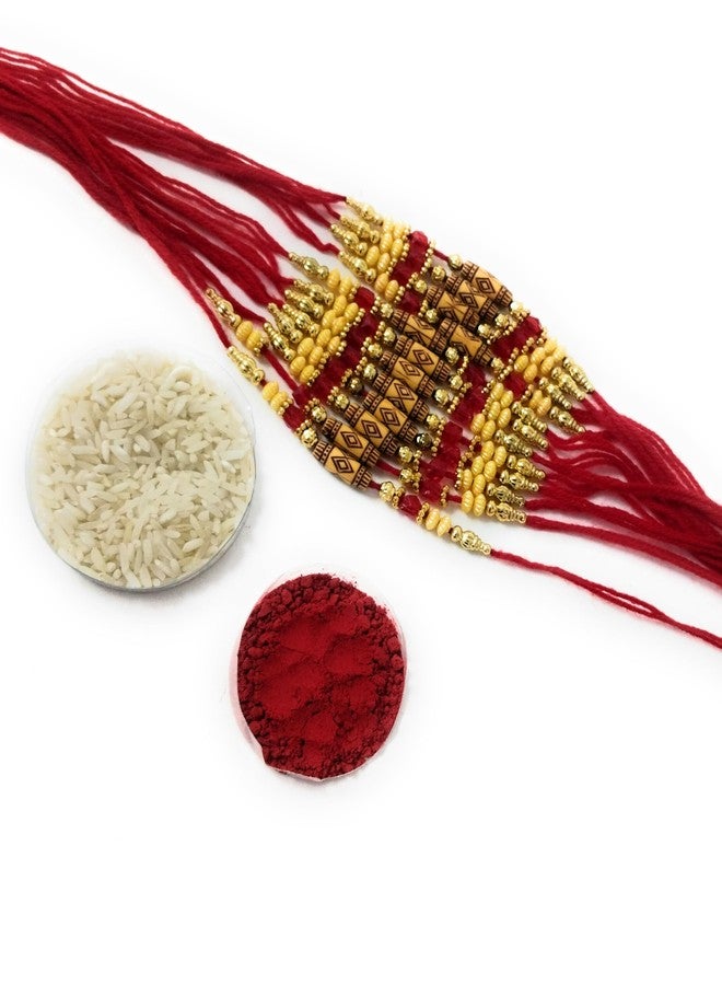 Boy's Aryansh Shoppe Rakhi For Brother Rakhi Combo Rakhi Set Rakhi Designer Rakhi For Raksha Bandhan Pack Of (4) - Image 1
