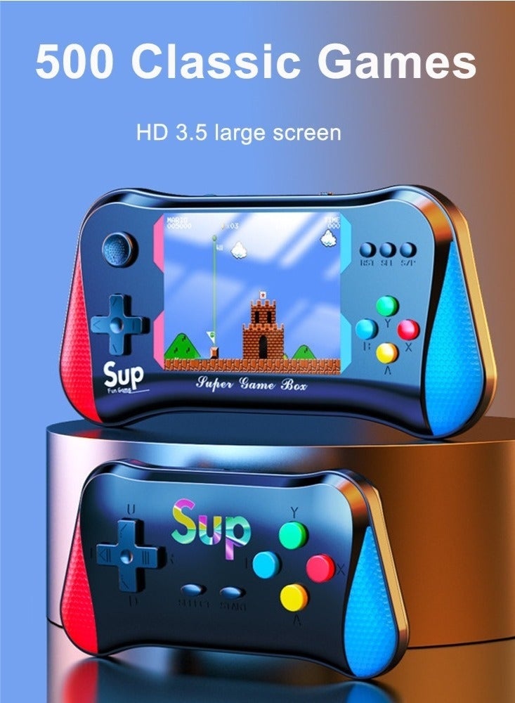 كيلا وحدة تحكم ألعاب فيديو محمولة 500 في 1، زوج مزدوج X7m - Image 2