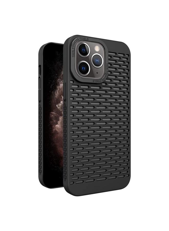 S-TOP Case For iPhone 11 Pro Max Hollow Heat Dissipation TPU Phone Case - Image 1