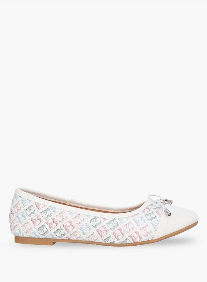 Girls Slip-On Ballerina Shoes