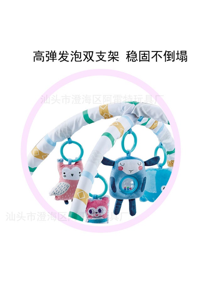 alt Fitness Rack Baby Baby Game Mat Climbing Mat Round Early Education Educational Crawling Super Soft Game Blanket Rattle Toy - Image 3