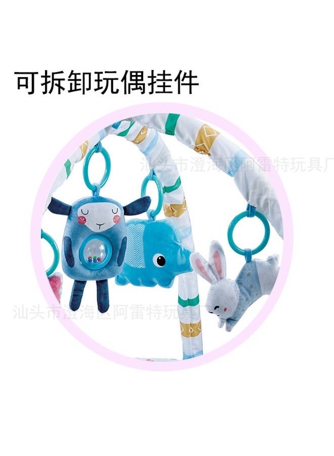 alt Fitness Rack Baby Baby Game Mat Climbing Mat Round Early Education Educational Crawling Super Soft Game Blanket Rattle Toy - Image 2