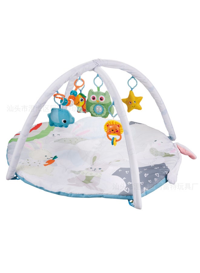 alt Fitness Rack Baby Baby Game Mat Climbing Mat Round Early Education Educational Crawling Super Soft Game Blanket Rattle Toy - Image 1