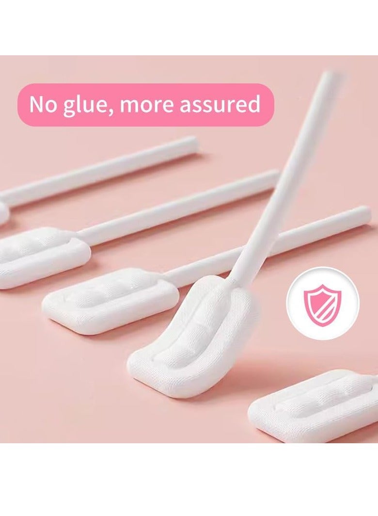 SOLARAE Baby Tongue Cleaner, Baby Toothbrush 30Pcs Disposable Infant Toothbrush Clean Baby Mouth Gauze Gum Cleaner Baby Oral Cleaning Stick Dental Care for 0-36 Month Baby - Image 2