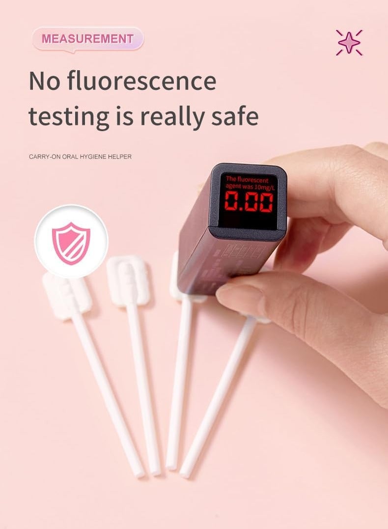 SOLARAE Baby Tongue Cleaner, Baby Toothbrush 30Pcs Disposable Infant Toothbrush Clean Baby Mouth Gauze Gum Cleaner Baby Oral Cleaning Stick Dental Care for 0-36 Month Baby - Image 3