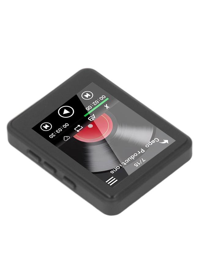 Thoraya - MP3 MP4 Player 2.4 Inch Full Touch Screen HiFi Stereo Sound Built in HD Speakers FM Radio Recording Electric Books Digital Music Player With 16G Memory Card - Image 1