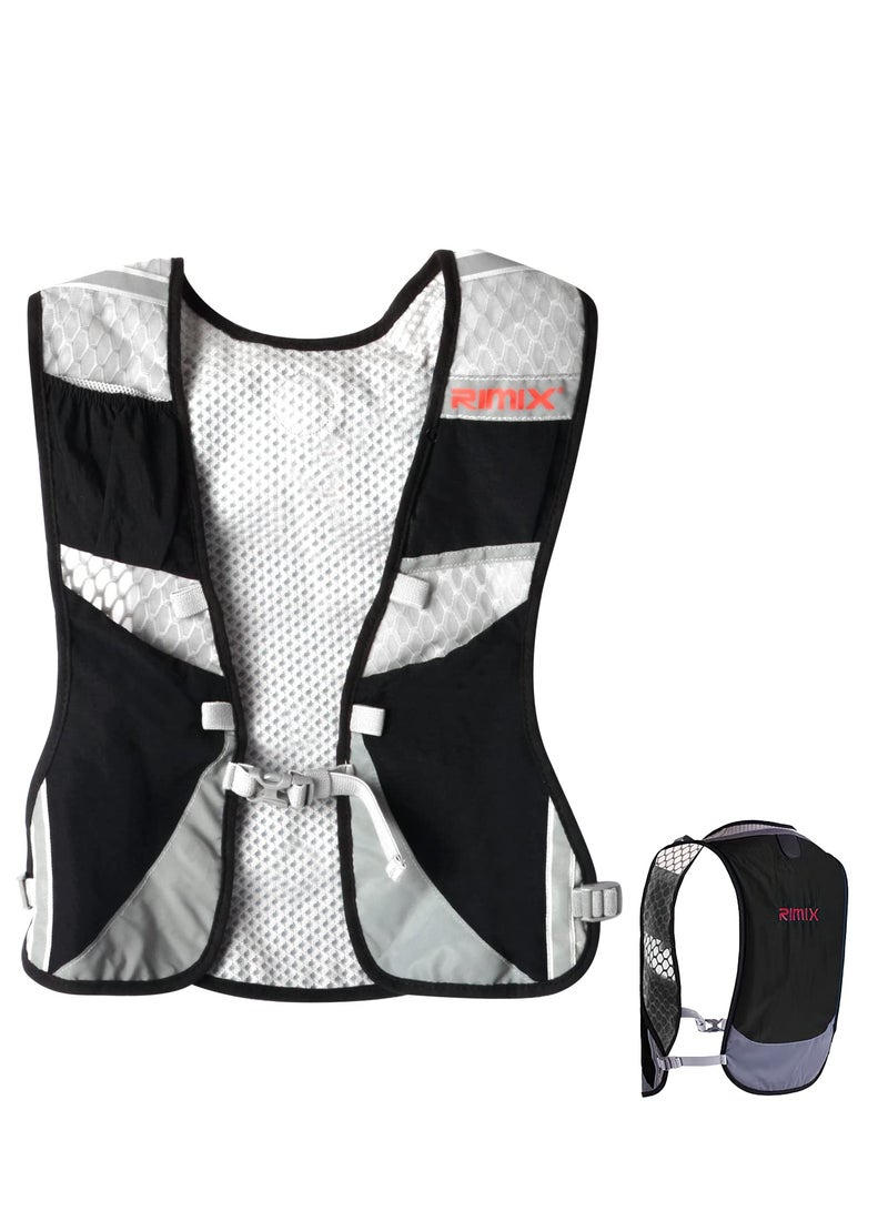 Zikra Hydration Backpack Pack with 5L Water Bladder, Hydration Water Backpack with Hydration Bladder Hiking Running Cycling Biking Water Backpack for Men and Women(black) - Image 1