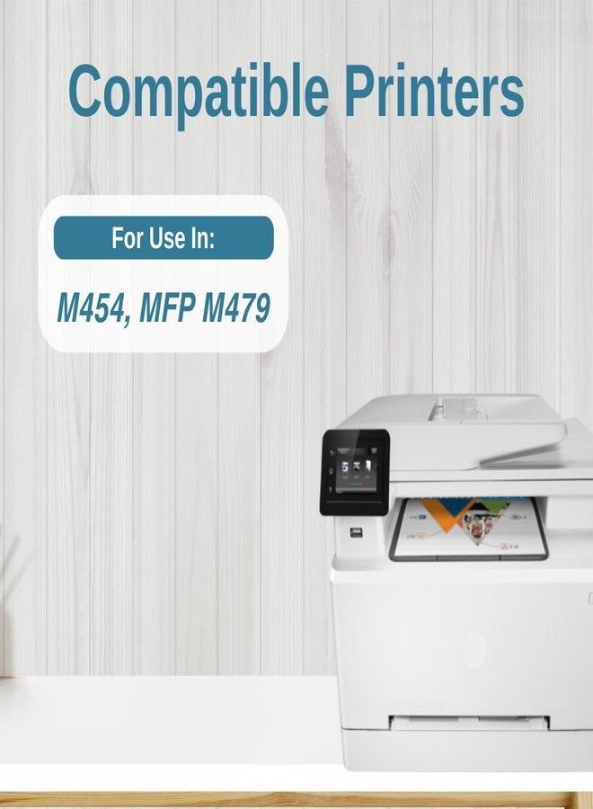 Print Page 416A Toner Cartridge Compatible for W2040A for Color LJ Pro Printers M454, MFP M479 (416A - Black) - Image 2