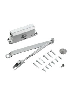 LAWAZIM Automatic Door Closer -40kg - Heavy Duty Single Arm Surface Mounted and Overhead Mounted Self-Closing Durable Steel Hydraulic Door Closer for Residential Glass Doors and Wooden Doors and Gates  - Image 1