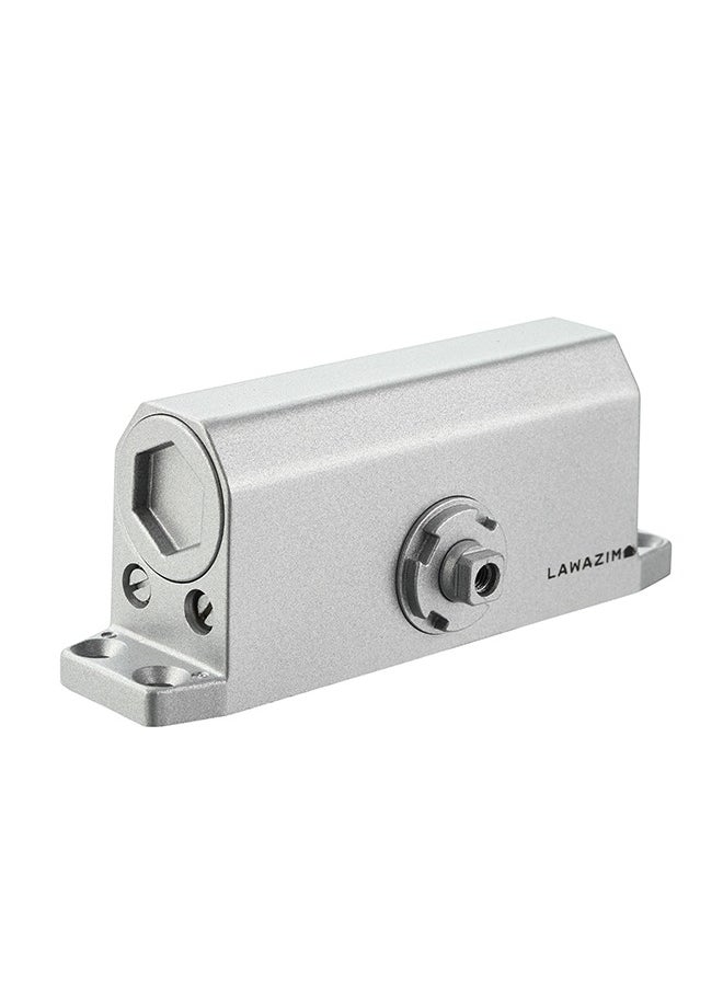 LAWAZIM Automatic Door Closer -40kg - Heavy Duty Single Arm Surface Mounted and Overhead Mounted Self-Closing Durable Steel Hydraulic Door Closer for Residential Glass Doors and Wooden Doors and Gates  - Image 2