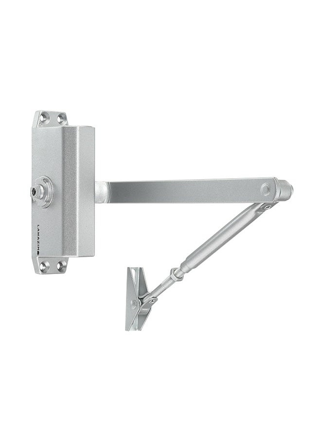 LAWAZIM Automatic Door Closer -40kg - Heavy Duty Single Arm Surface Mounted and Overhead Mounted Self-Closing Durable Steel Hydraulic Door Closer for Residential Glass Doors and Wooden Doors and Gates  - Image 4