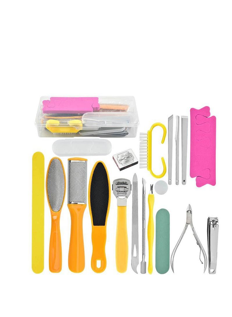 Arabest 20 in 1 Pedicure Kit Hand Foot Manicure Care Set - Image 1