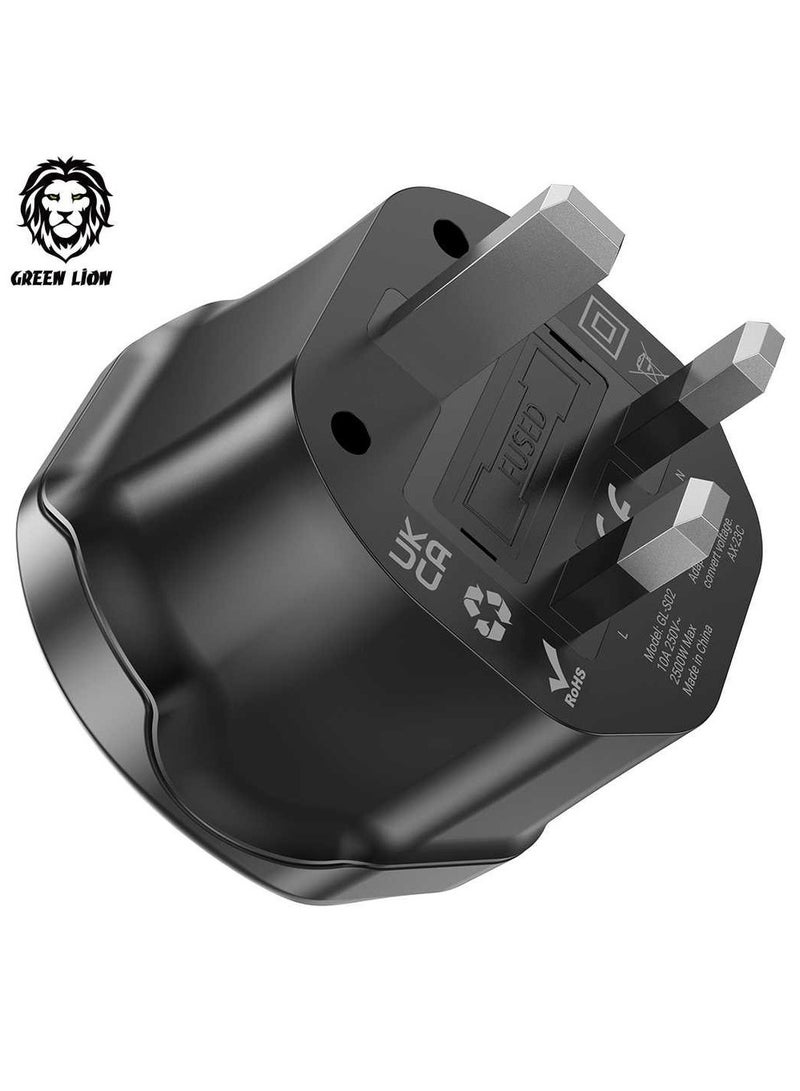 GREEN LION Universal Conversion Plug 2 UK - Black - Image 2