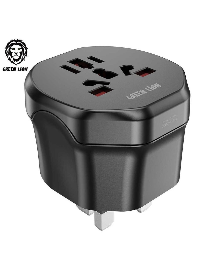 GREEN LION Universal Conversion Plug 2 UK - Black - Image 5