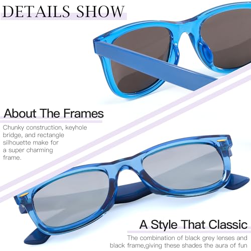 SIPHEW Polarized Sunglasses for Women & Men - UV400 Mirrored Beach Eyewear, Designer Unisex Fashion Sunglasses Medium Fit - Image 5