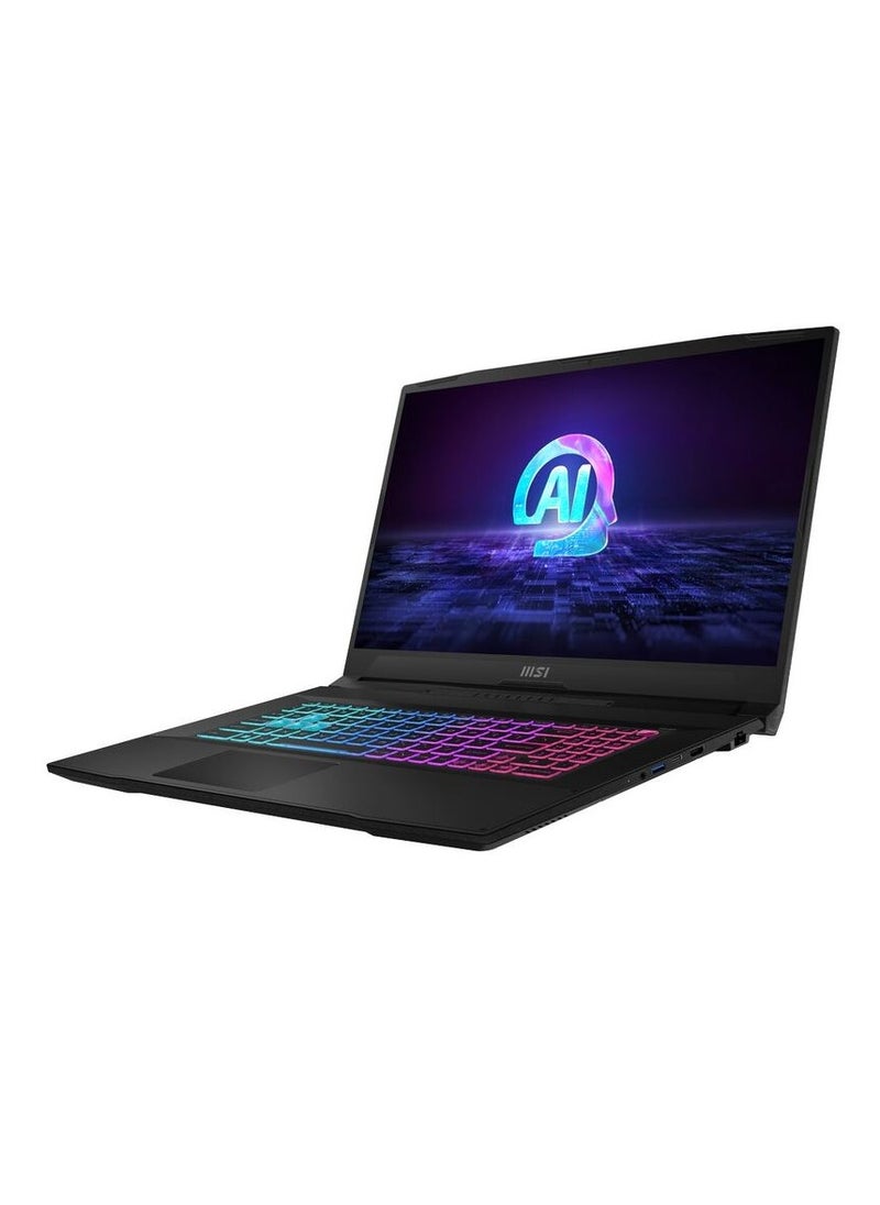 MSI Katana A17, AMD Ryzen 9-8940H, 16Gb Ram, 1TB SSD, Nvidia Geforce RTX 4070 8GB Graphics, 17.3 inch QHD 240Hz Display, Windows 11, Eng Keyboard, Black English Black  - Image 1
