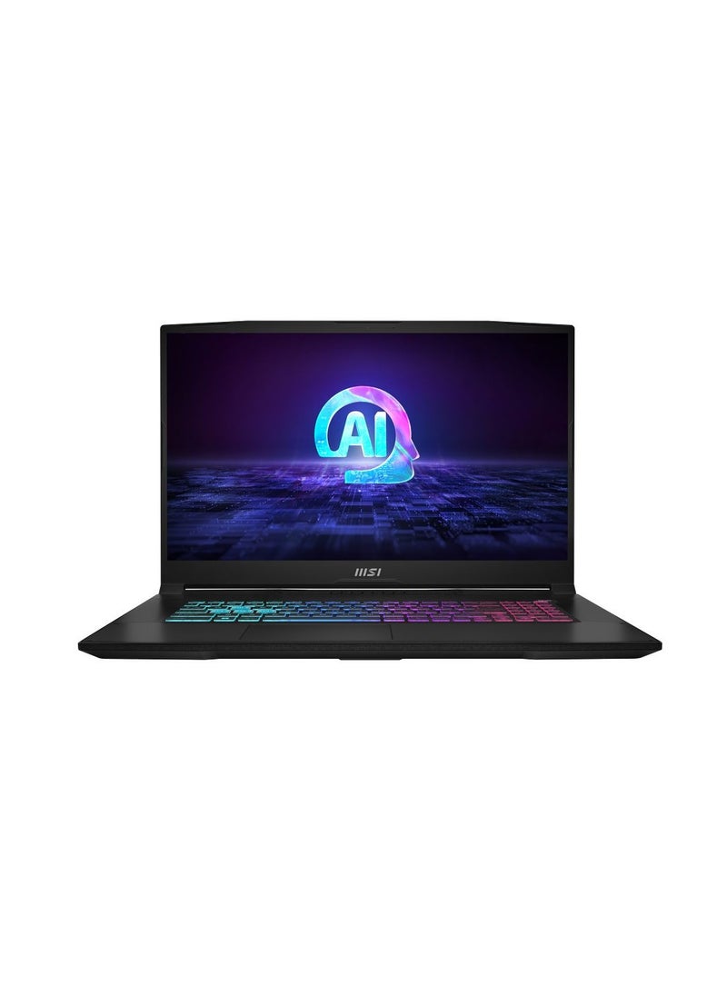 MSI Katana A17, AMD Ryzen 9-8940H, 16Gb Ram, 1TB SSD, Nvidia Geforce RTX 4070 8GB Graphics, 17.3 inch QHD 240Hz Display, Windows 11, Eng Keyboard, Black English Black  - Image 4