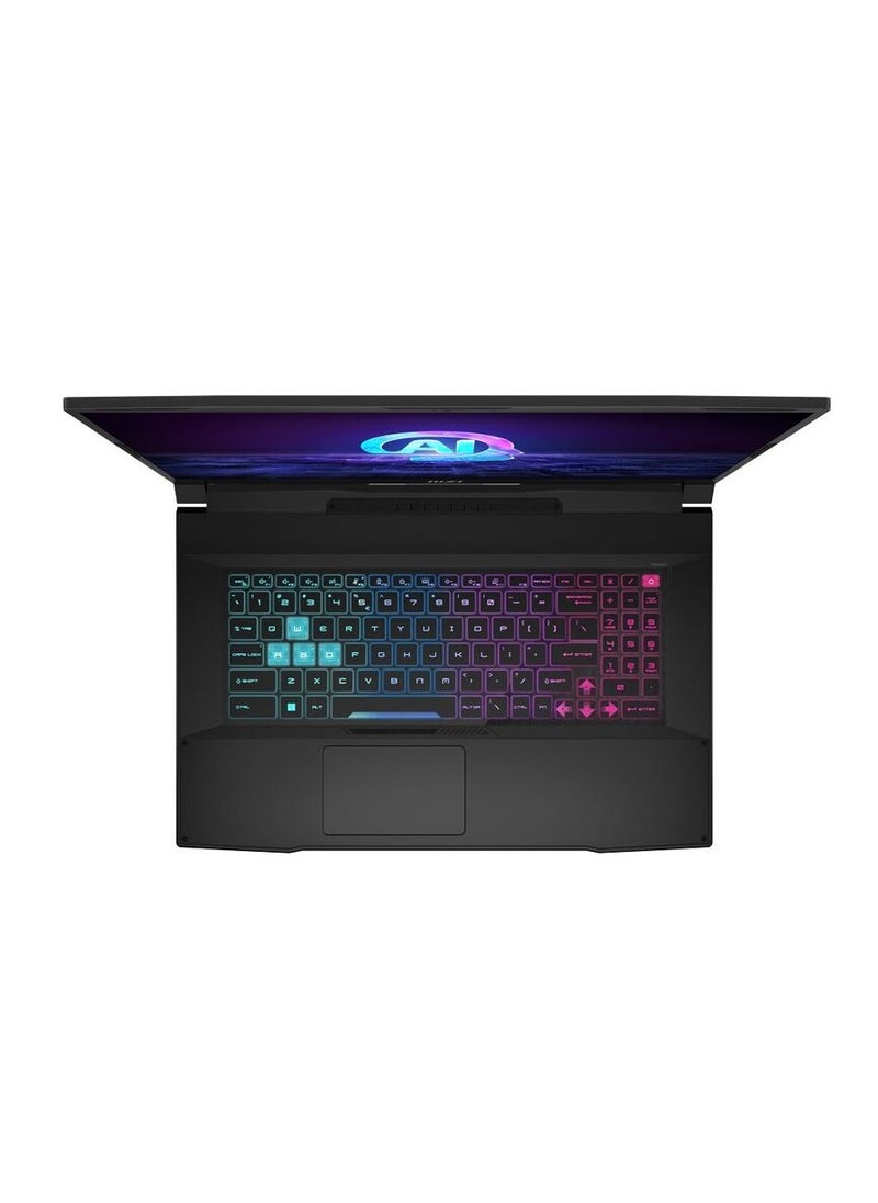 MSI Katana A17, AMD Ryzen 9-8940H, 16Gb Ram, 1TB SSD, Nvidia Geforce RTX 4070 8GB Graphics, 17.3 inch QHD 240Hz Display, Windows 11, Eng Keyboard, Black English Black  - Image 2