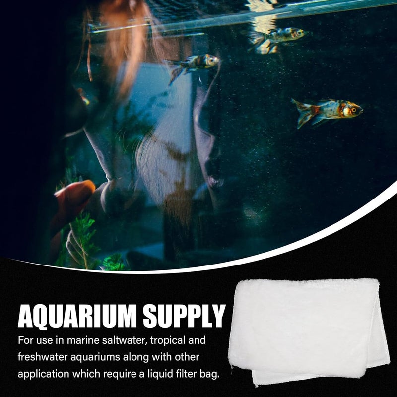 VICASKY Aquarium Filter Bag Fish Tank Accessories High Density Polyester Filtering Media Bag 30x40cm and Wet-Dry Separation - Image 5