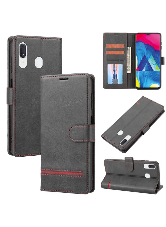 S-TOP Case For Samsung Galaxy A20 / A30 Classic Wallet Flip Leather Phone Case - Image 1