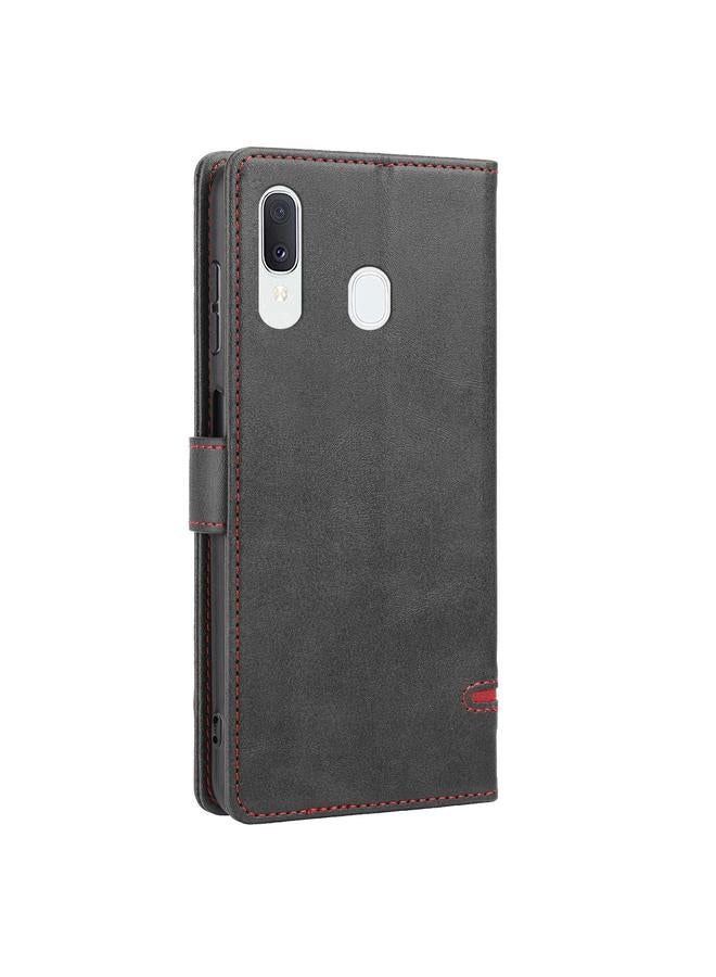 S-TOP Case For Samsung Galaxy A20 / A30 Classic Wallet Flip Leather Phone Case - Image 3