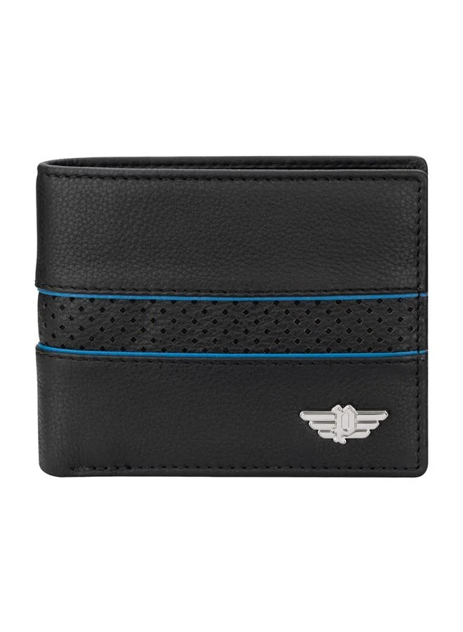 POLICE Poise Black &  Blue Wallet For Men PELGW2200511