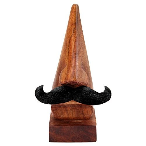 Craftland Wood Spectacle Stands (Brown, 2.3 x 2.3 x 6 Inches) - 3 Pieces - Image 1