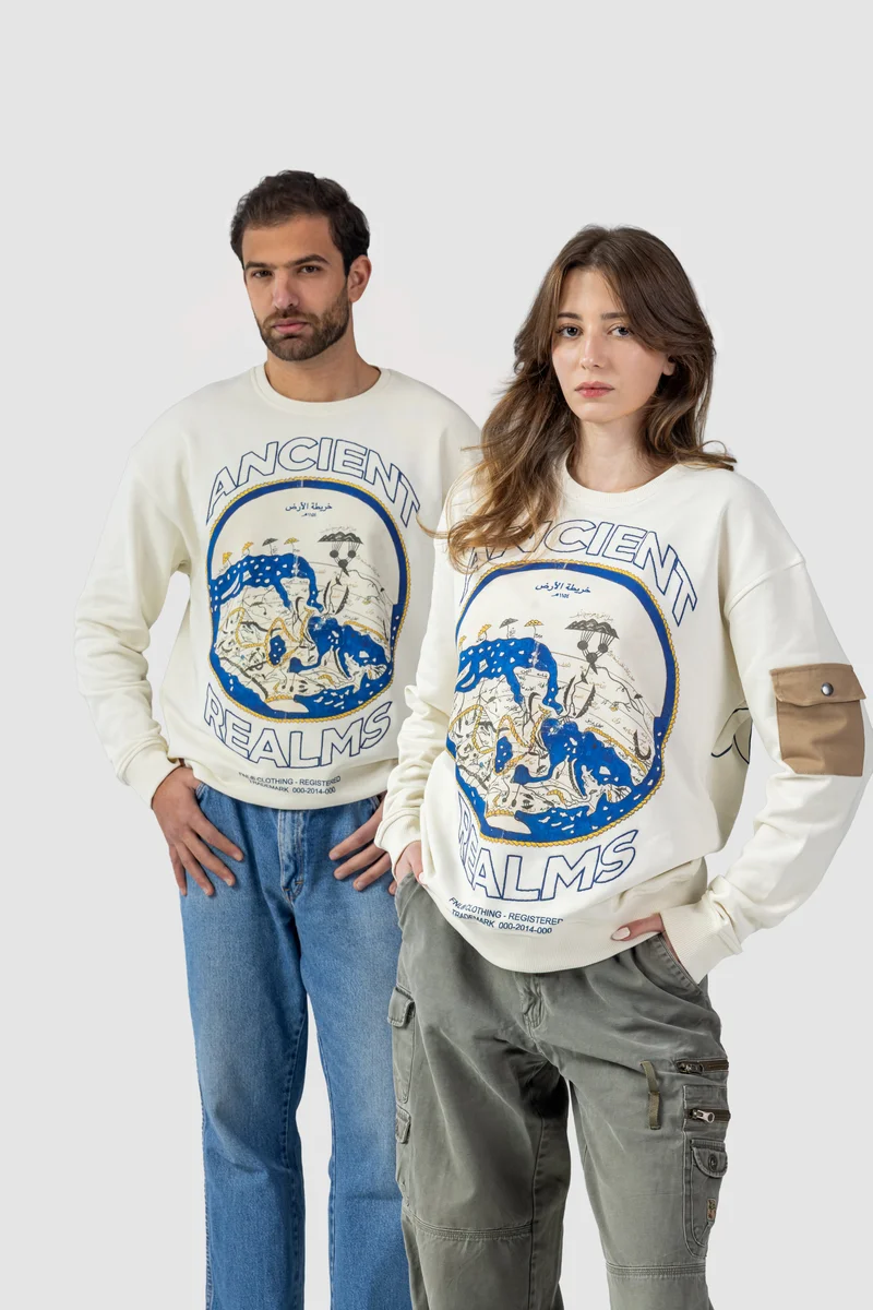اف ان ال World Map Sweatshirt