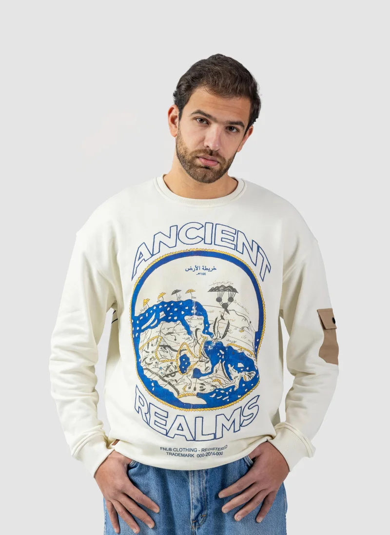 Fnl  World Map Sweatshirt  | Best Price UAE