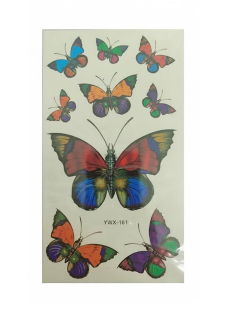 Colorful and attractive butterfly temporary tattoo for attention - Image 1