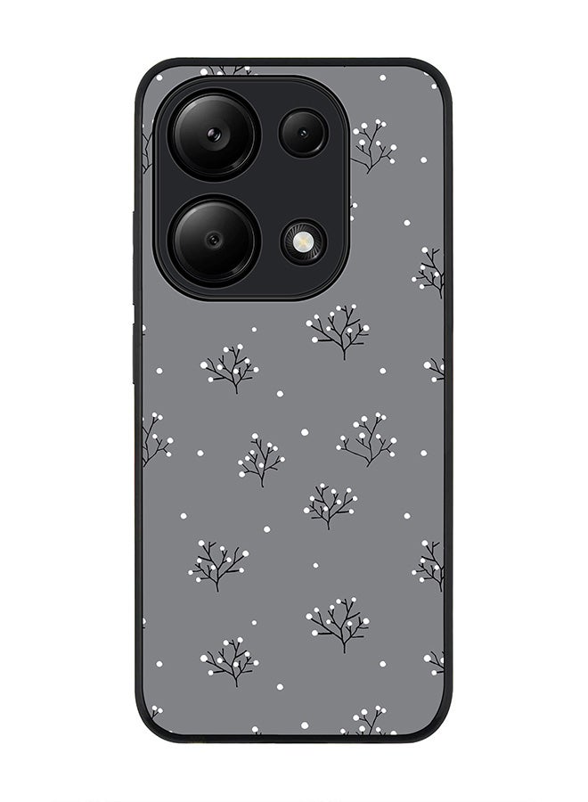 Stylizedd Rugged Black Edge Case for Xiaomi Redmi Note 13 Pro 4G / Xiaomi Poco M6 Pro 4G, Slim fit Case Thin Cover -  Winter Splinter - Image 1