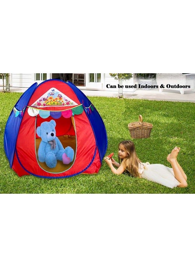 HomeCute Homecute Hexagonal Igloo Type Foldable Pop Up Kids Tent House, Play Tent House for Kids (Small Size-Multicolor)  - Image 5