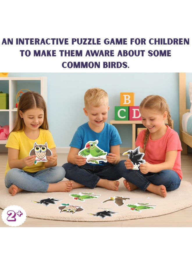 Creative's Creative’s Smart First Picture Jigsaw Puzzles for kids- Birds Educational Toy, Picture Recognition Activity, Learning Skills Vocabulary & Matching Games for Toddlers, Gift for Boys & Girls Ages 2 3 4 - Image 4