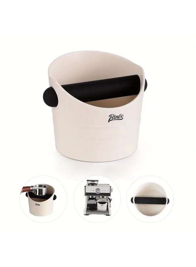 Green Coffee Knock Box Set 2PCS 0 5L Slag Bucket With Absorbent Towel For Espresso - Image 3