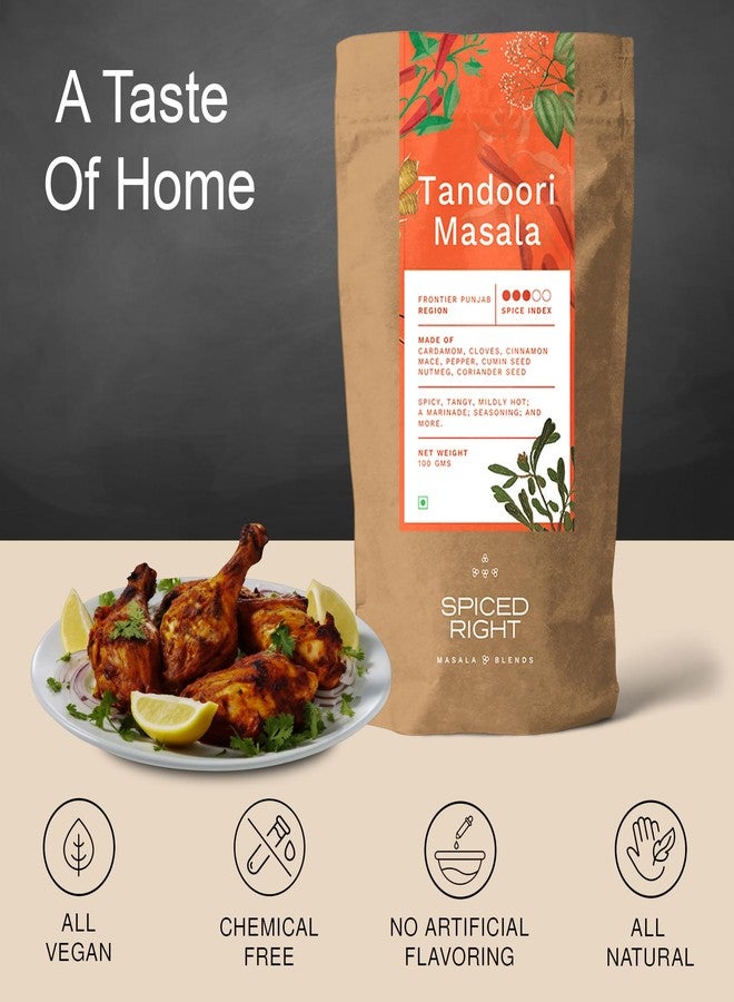 Spiced Right Tandoori Masala: 200g of Rich, Smoky Powder Masala with Garlic for Tikka, Tandoori Chicken & Paneer – Vibrant Red, Perfect for Marinating. - Image 5
