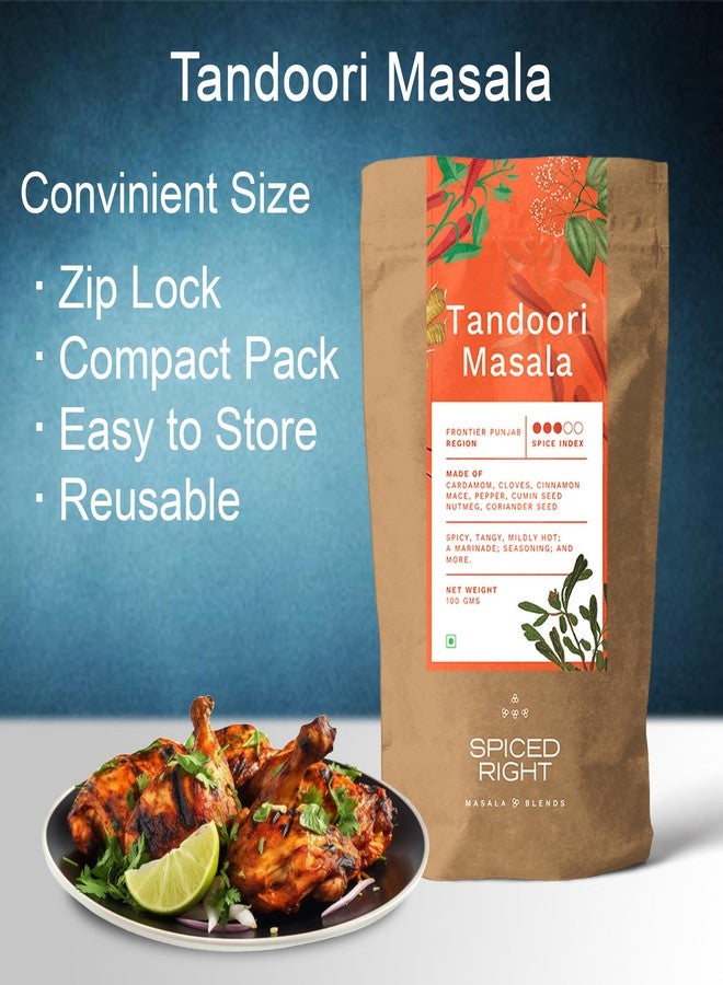 Spiced Right Tandoori Masala: 200g of Rich, Smoky Powder Masala with Garlic for Tikka, Tandoori Chicken & Paneer – Vibrant Red, Perfect for Marinating. - Image 4