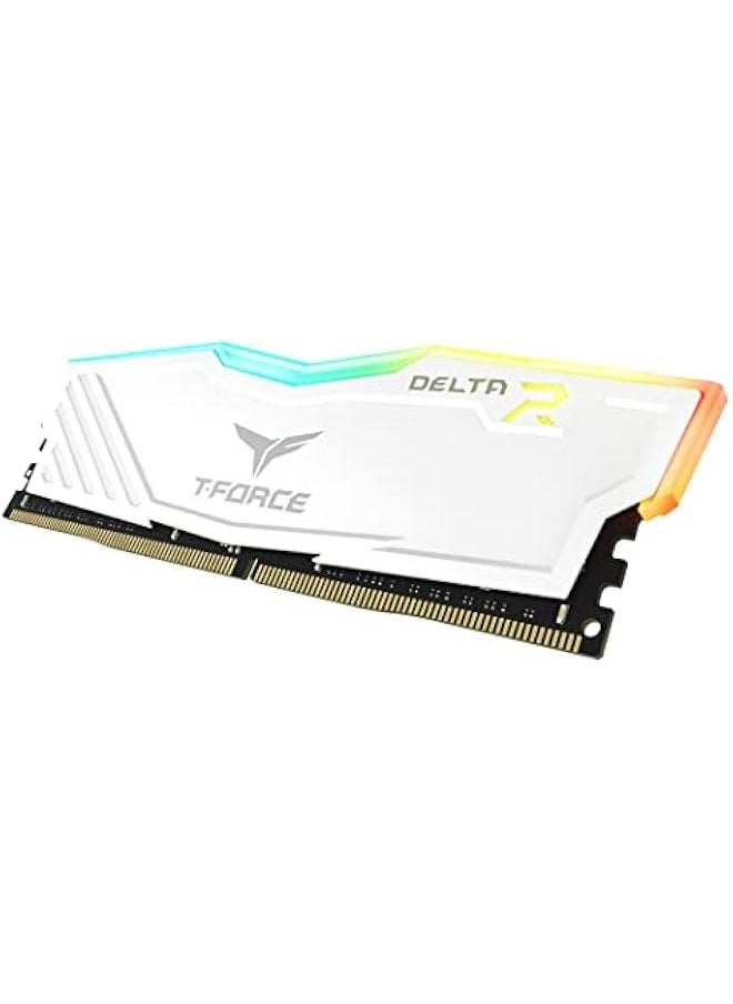 Arabest White T-Force Delta RGB DDR4 32GB Kit Dual 16GB Modules 3200MHz PC4-25600 CL16 Desktop Memory Ram TF4D432G3200HC16FDC01  - Image 5