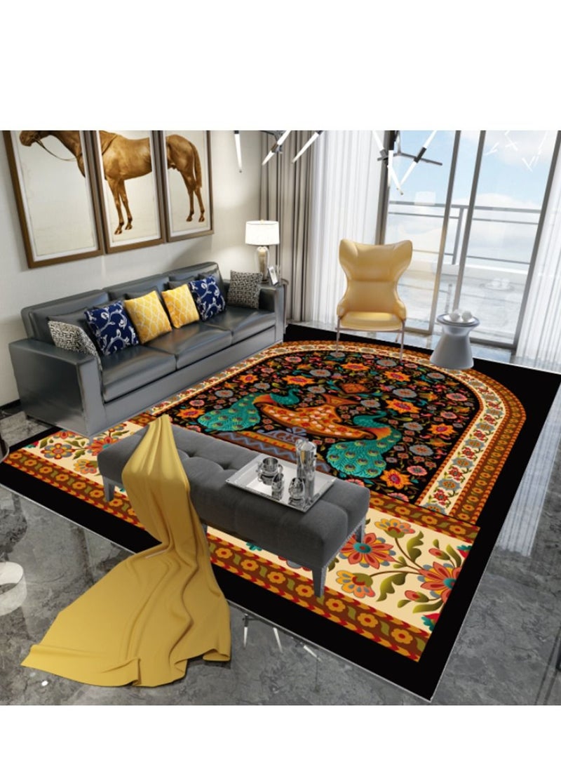 Sharpdo Area Rugs Modern Simple Short Pile Carpet Living Room Bedroom Rug Anti-slip Floor Carpet Home Decor 160 * 230CM  - Image 1