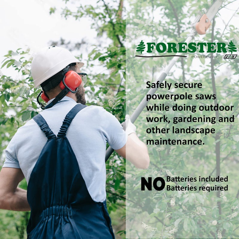 FORESTER Long Reach Pole Saw Scabbard - Boom Mount Power Pole Saw Holder Five Piece Long Reach Scabbard Combo for Fairmont Altec Reliable Pole Saw Attachment Pole Chainsaw Parts Polesaw Attachments