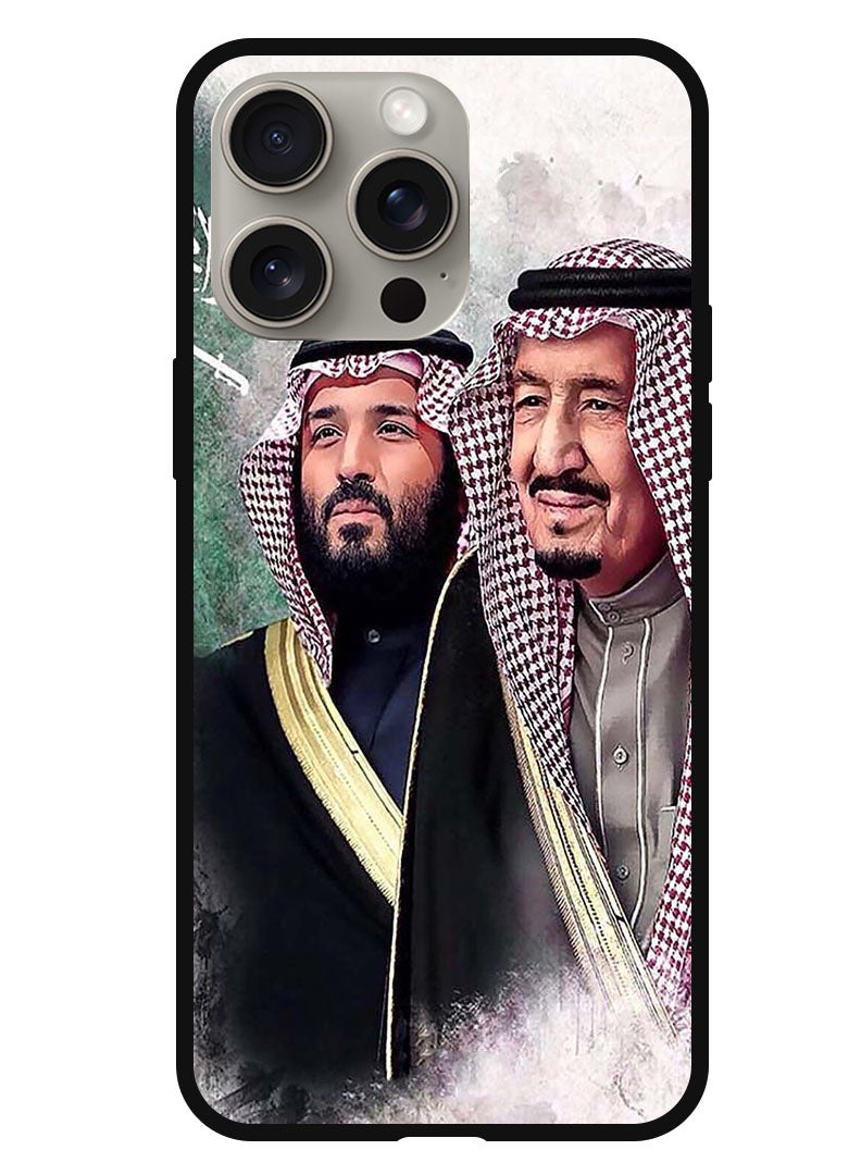 Theodor جراب حماية مضاد للخدش والصدمات لهاتف iPhone 15 Pro Max الشيخ سلمان مع الأب - Image 1