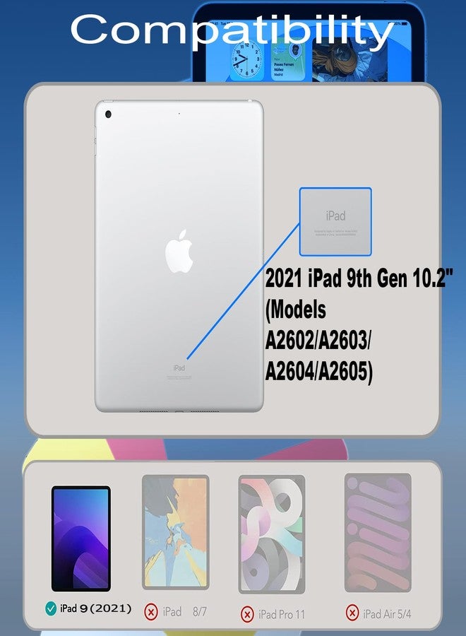 DATTON for iPad 9 (9th Generation) 10.2" Screen Replacement Kit 2021 A2602 A2603 A2604 A2605 Touch Digitizer +Home Button +Protector +Adhesive +Tools (LCD Not Included) - Image 2
