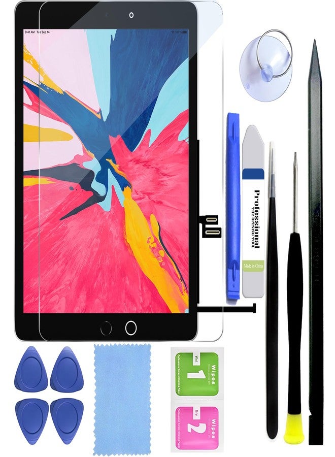 DATTON for iPad 9 (9th Generation) 10.2" Screen Replacement Kit 2021 A2602 A2603 A2604 A2605 Touch Digitizer +Home Button +Protector +Adhesive +Tools (LCD Not Included) - Image 1