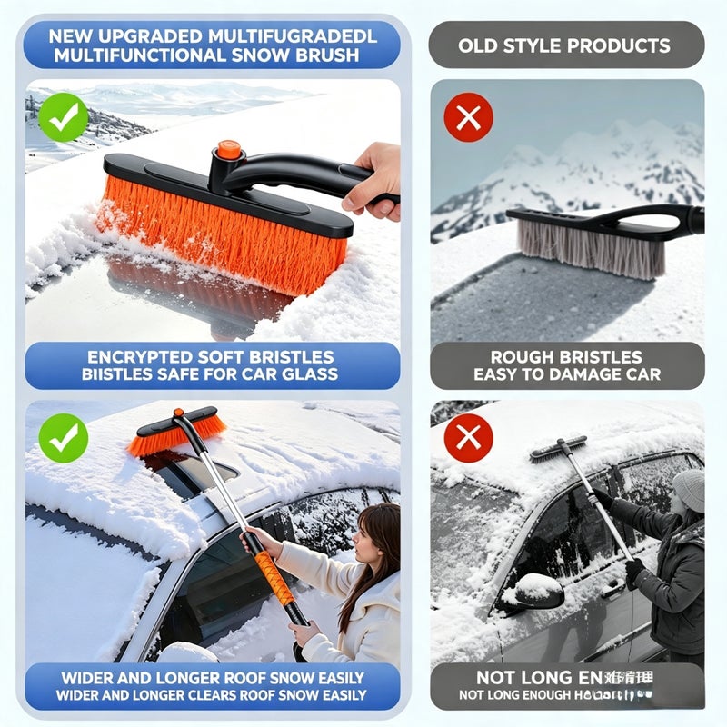 Car Ice Scraper Snow Shovel - Image 2