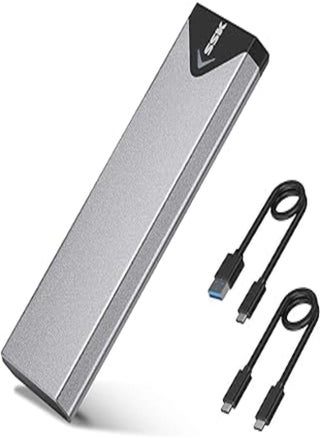 SSK Aluminum M.2 NVME SATA SSD Enclosure Adapter, USB 3.2 Gen 2 (10Gbps) to PCI-E NGFF M-Key/(B+M) Key External SSD Enclosure Support UASP Trim for SSD 2242/2260/2280 - pzsku/ZFCFC0468A467E80E3316Z/45/_/1720390333/cf4ab37c-2605-40ed-8c9b-3083014e7703