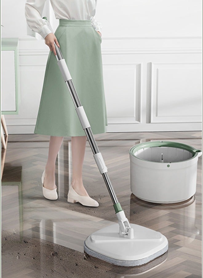 360° Spin Mop and Bucket Set – Hands-Free Wringing, Refillable Microfiber Pads, Wet & Dry Floor Cleaning  - Image 1