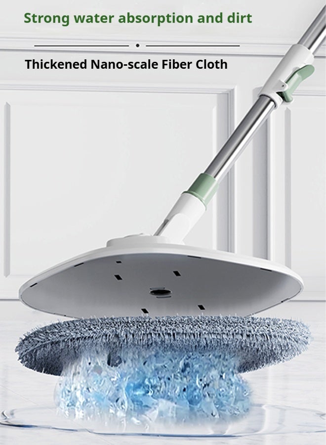 360° Spin Mop and Bucket Set – Hands-Free Wringing, Refillable Microfiber Pads, Wet & Dry Floor Cleaning  - Image 5