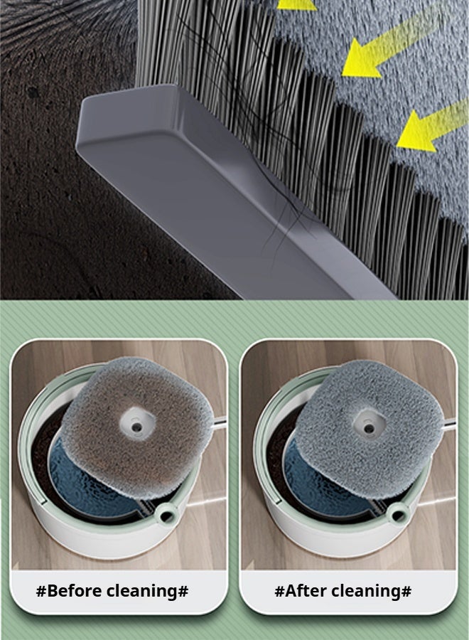 360° Spin Mop and Bucket Set – Hands-Free Wringing, Refillable Microfiber Pads, Wet & Dry Floor Cleaning  - Image 4