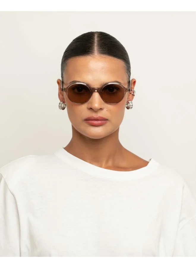 KAREN WAZEN Round Sunglasses